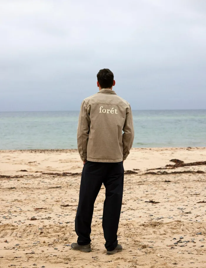 Fort Overshirts ROWAN LOGO OVERSHIRT Vintage Khaki 8211 Men Fort Overshirts ROWAN LOGO OVERSHIRT Vintage Khaki 8211 Men