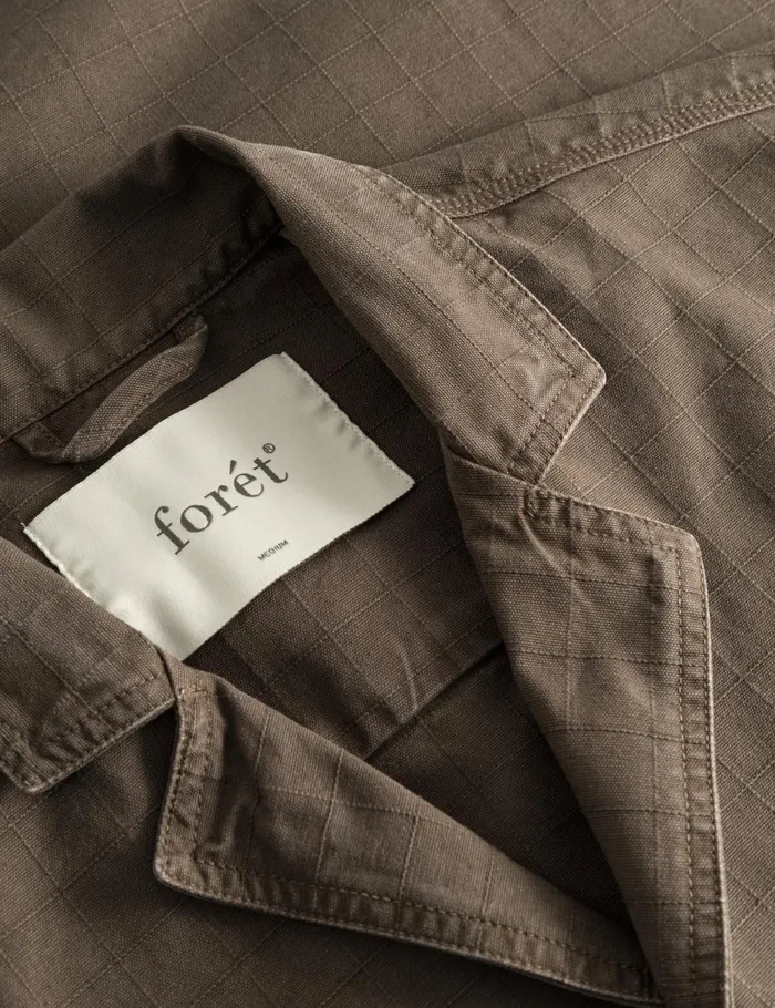 Fort Overshirts VALLEY UNCONSTRUCTED BLAZER Cold Brown 8211 Men