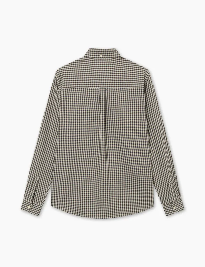 Fort Shirts CAMP SHIRT Brown Check 8211 Men Fort Shirts CAMP SHIRT Brown Check 8211 Men