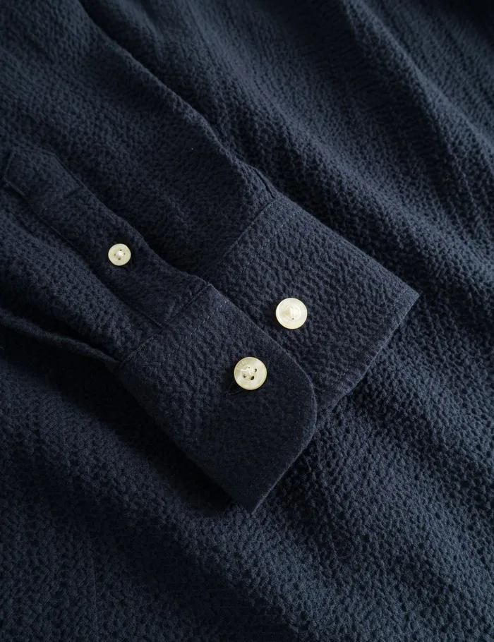 Fort Shirts HORNET SEERSUCKER SHIRT Navy 8211 Men Fort Shirts HORNET SEERSUCKER SHIRT Navy 8211 Men