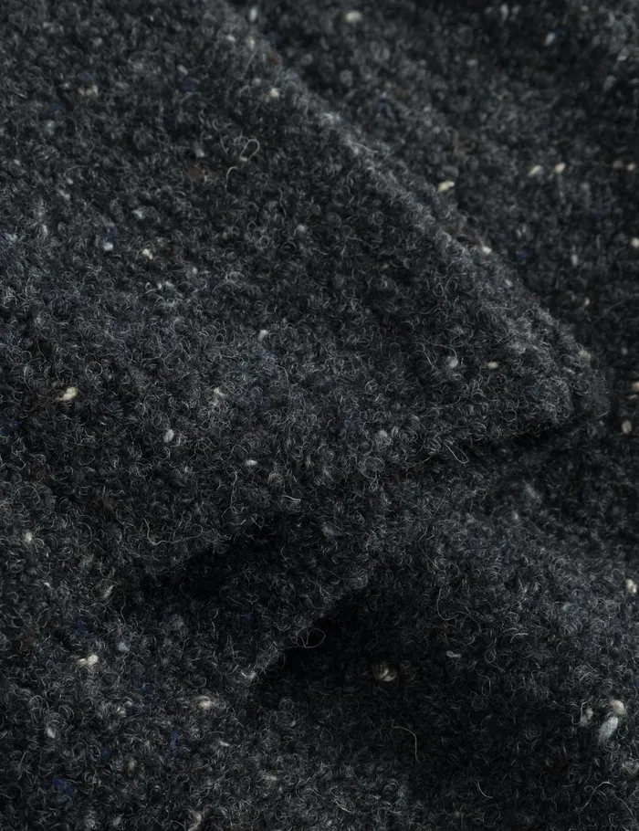 Fort Sweatshirts MOSS MERINO KNIT Dark Grey Mlange 8211 Men