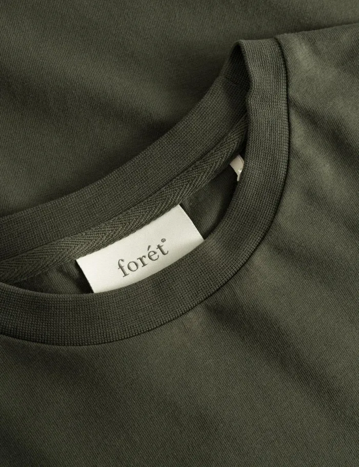 Fort TShirts ABODE EMBROIDERY TSHIRT Dark Mosscloud 8211 Men Fort TShirts ABODE EMBROIDERY TSHIRT Dark Mosscloud 8211 Men