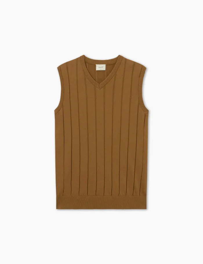 Fort Vests FLUME KNIT VEST Rubber 8211 Men