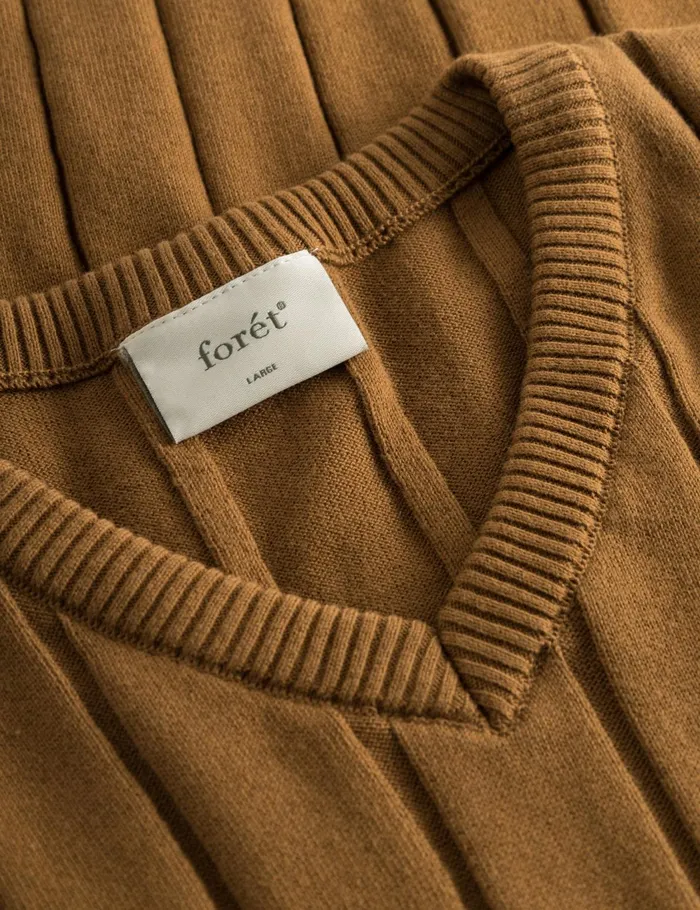 Fort Vests FLUME KNIT VEST Rubber 8211 Men
