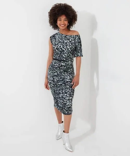 Georgina Jersey Dress Black Apparel Dresses Joebrowns