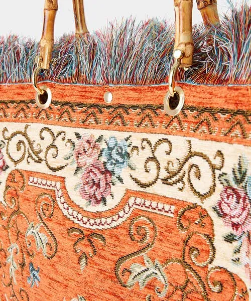 Handbags and Purses Joebrowns Apparel Fascinating Bamboo Carpet Bag Orange Handbags and Purses Joebrowns Apparel Fascinating Bamboo Carpet Bag Orange