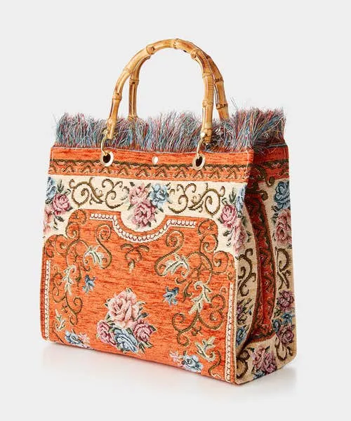 Handbags and Purses Joebrowns Apparel Fascinating Bamboo Carpet Bag Orange Handbags and Purses Joebrowns Apparel Fascinating Bamboo Carpet Bag Orange