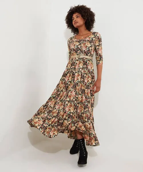 Hannah Crinkle Dress Black Petite Collection Joebrowns Apparel