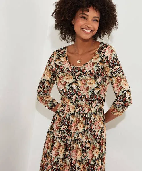 Hannah Crinkle Dress Black Petite Collection Joebrowns Apparel Hannah Crinkle Dress Black Petite Collection Joebrowns Apparel