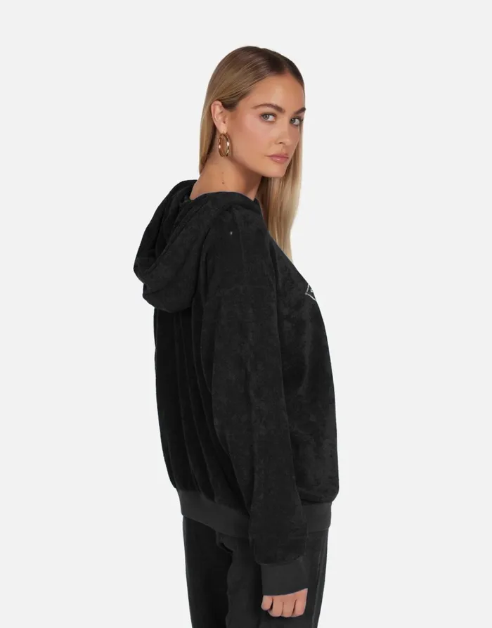 Harmony Crystal CBGB Punk Skull Black Women039s Lauren Moshi Long Sleeve