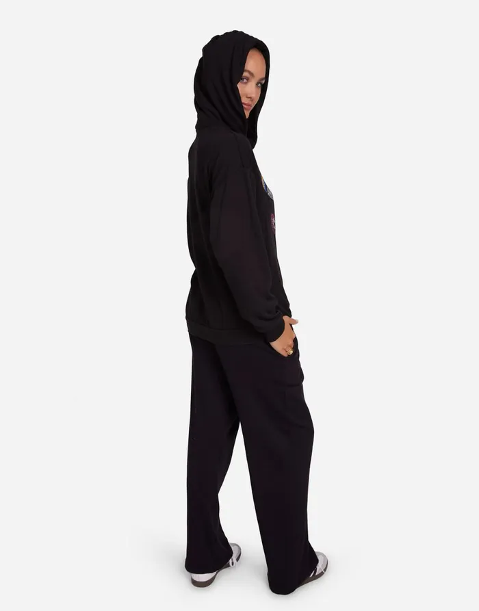 Harmony Crystal Rainbow Evil Eye Black Women039s Lauren Moshi Long Sleeve