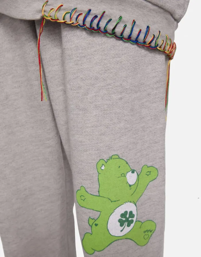 Harmony Good Luck Bear Heather Grey Women039s Lauren Moshi Hoodies