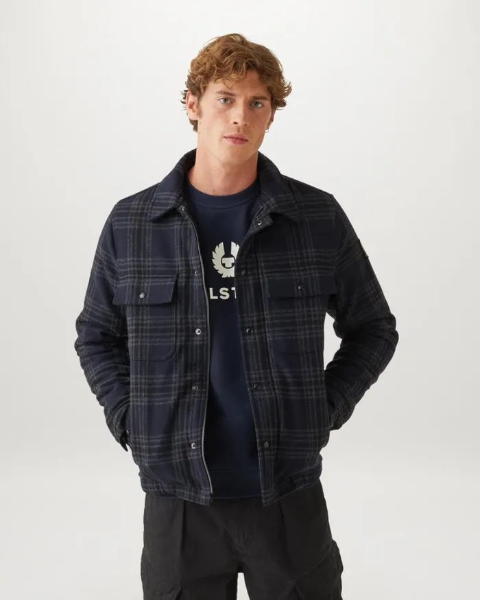 Hoodies and Sweatshirts Men Belstaff Belstaff Signature Crewneck Sweatshirt Dark Ink