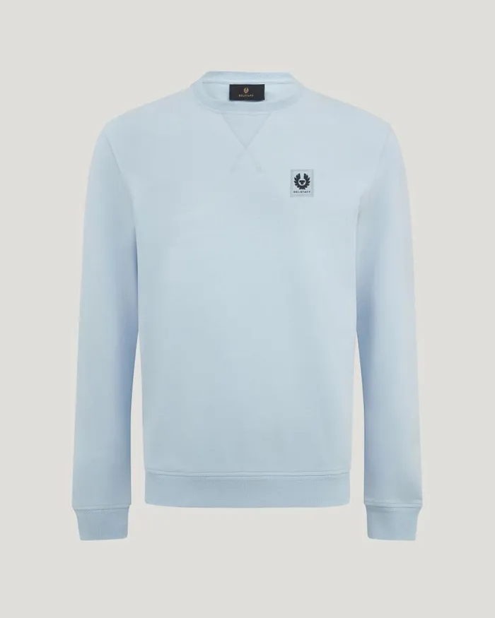 Hoodies and Sweatshirts Men Belstaff Belstaff Sweatshirt Sky Blue