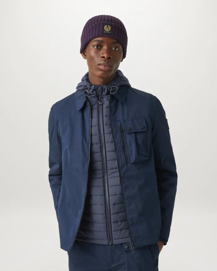Hoodies and Sweatshirts Men Belstaff Vert Full Zip Cardigan Dark Ink Hoodies and Sweatshirts Men Belstaff Vert Full Zip Cardigan Dark Ink