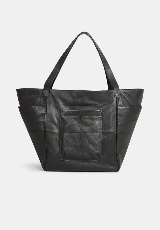 Hush Bags Women Mariana Leather Tote Bag Black