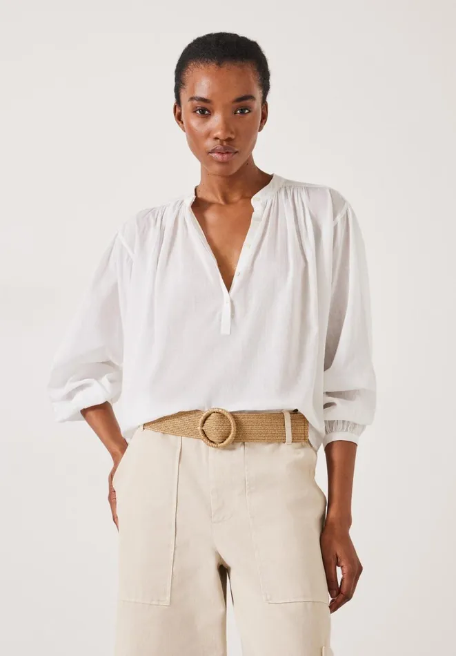 Hush Belts Women Wrenley Woven Belt Natural