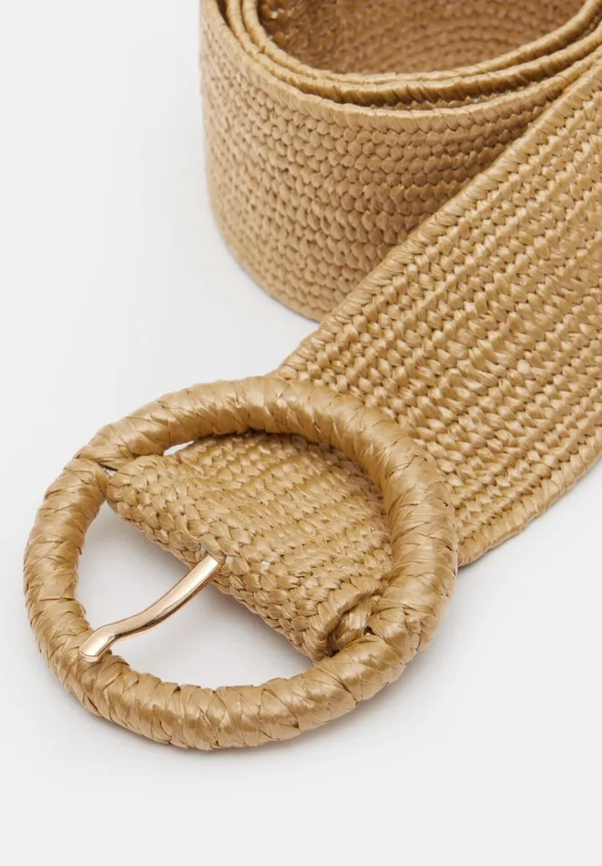 Hush Belts Women Wrenley Woven Belt Natural