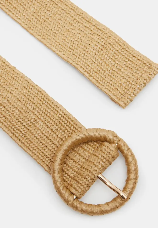 Hush Belts Women Wrenley Woven Belt Natural