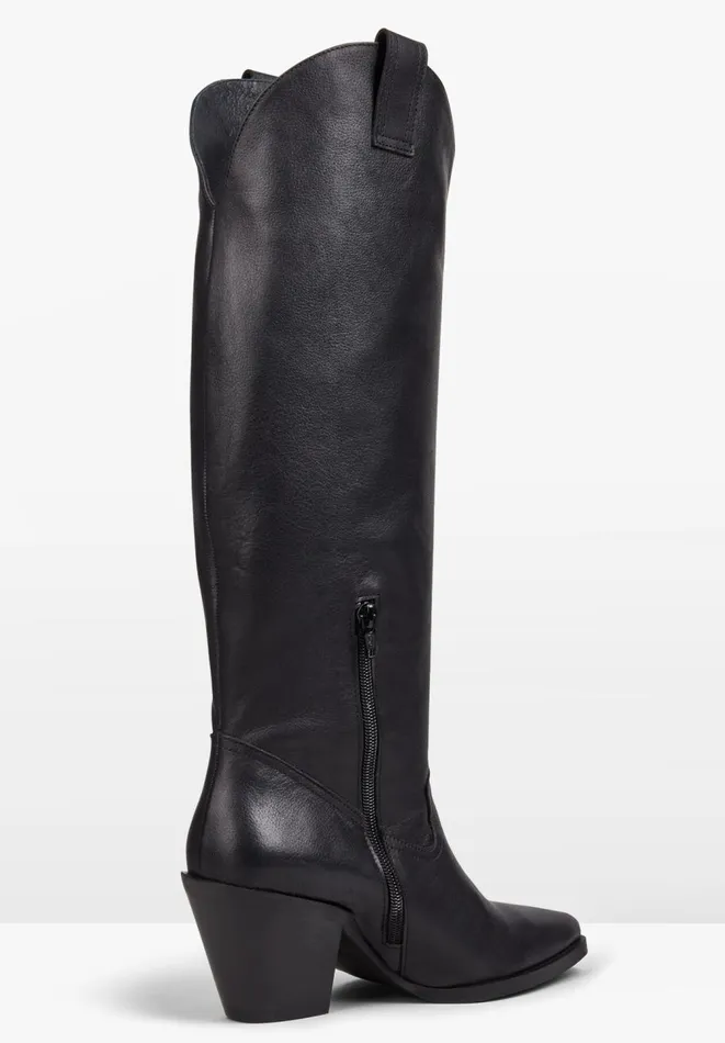 Hush Boots Women Selby Leather Boots Black Hush Boots Women Selby Leather Boots Black