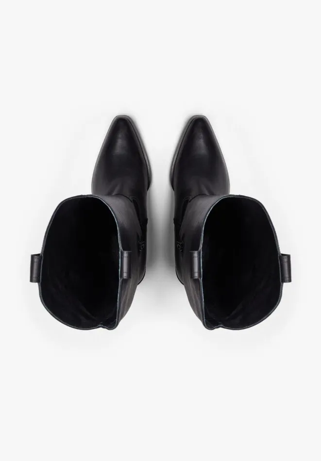 Hush Boots Women Selby Leather Boots Black Hush Boots Women Selby Leather Boots Black