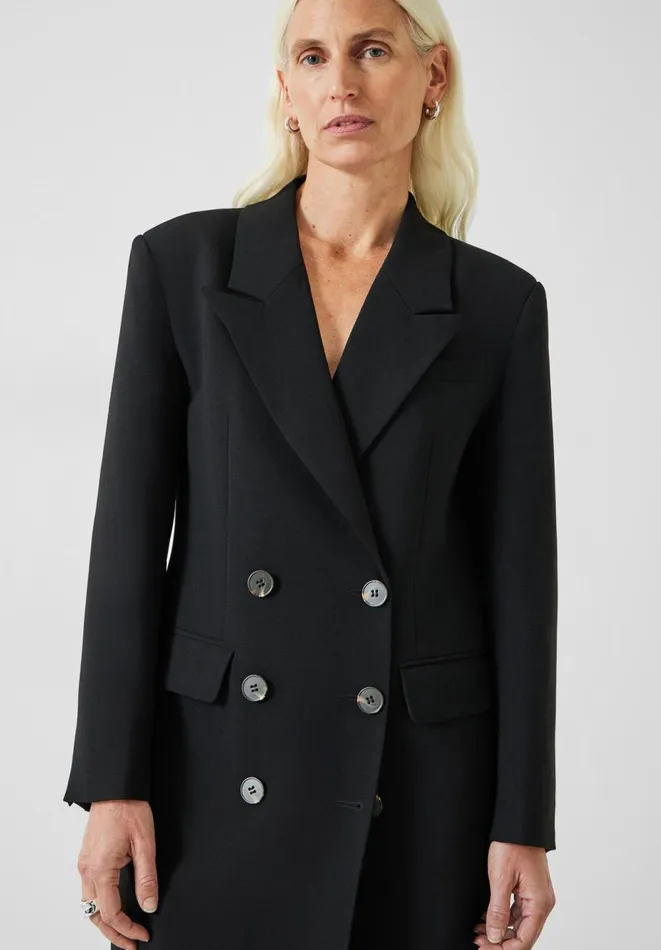 Hush Dresses Women Breanna Mini Tux Blazer Dress Black Hush Dresses Women Breanna Mini Tux Blazer Dress Black