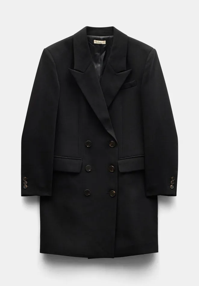 Hush Dresses Women Breanna Mini Tux Blazer Dress Black Hush Dresses Women Breanna Mini Tux Blazer Dress Black