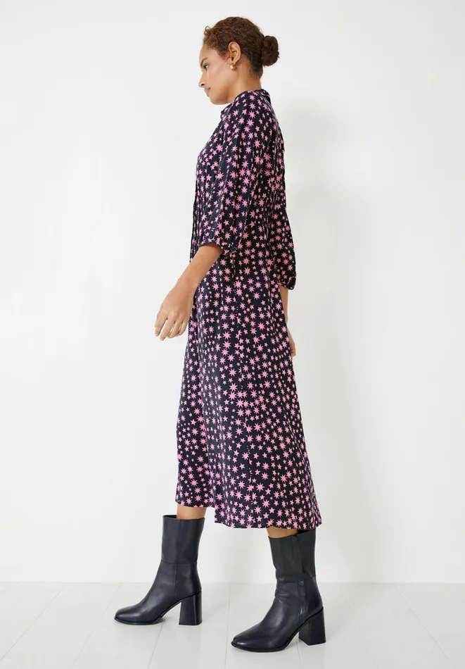 Hush Dresses Women Cindy Shirt Dress Bright Star Navypink Hush Dresses Women Cindy Shirt Dress Bright Star Navypink