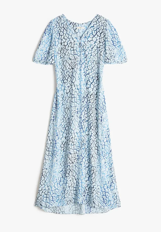 Hush Dresses Women Kellie Midi Dress Ombre Leopard Blue Hush Dresses Women Kellie Midi Dress Ombre Leopard Blue