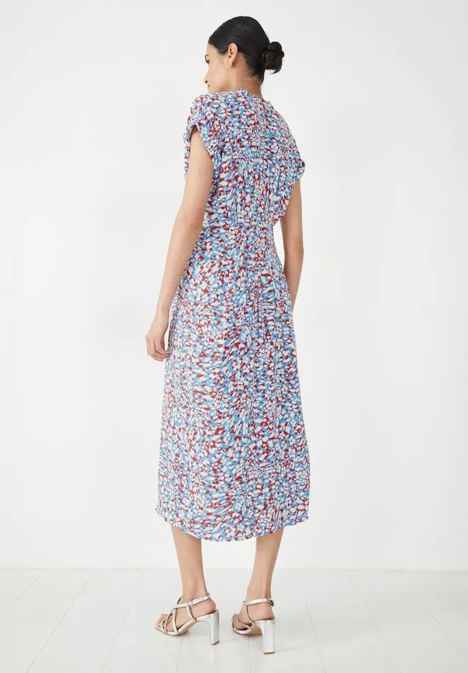 Hush Dresses Women Posy Collarless Shirt Dress Animal Mark Floral Hush Dresses Women Posy Collarless Shirt Dress Animal Mark Floral