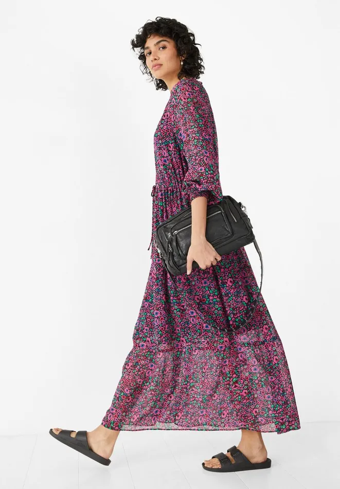 Hush Dresses Women Tala Maxi Dress Paris Ditsy Black Pink Hush Dresses Women Tala Maxi Dress Paris Ditsy Black Pink