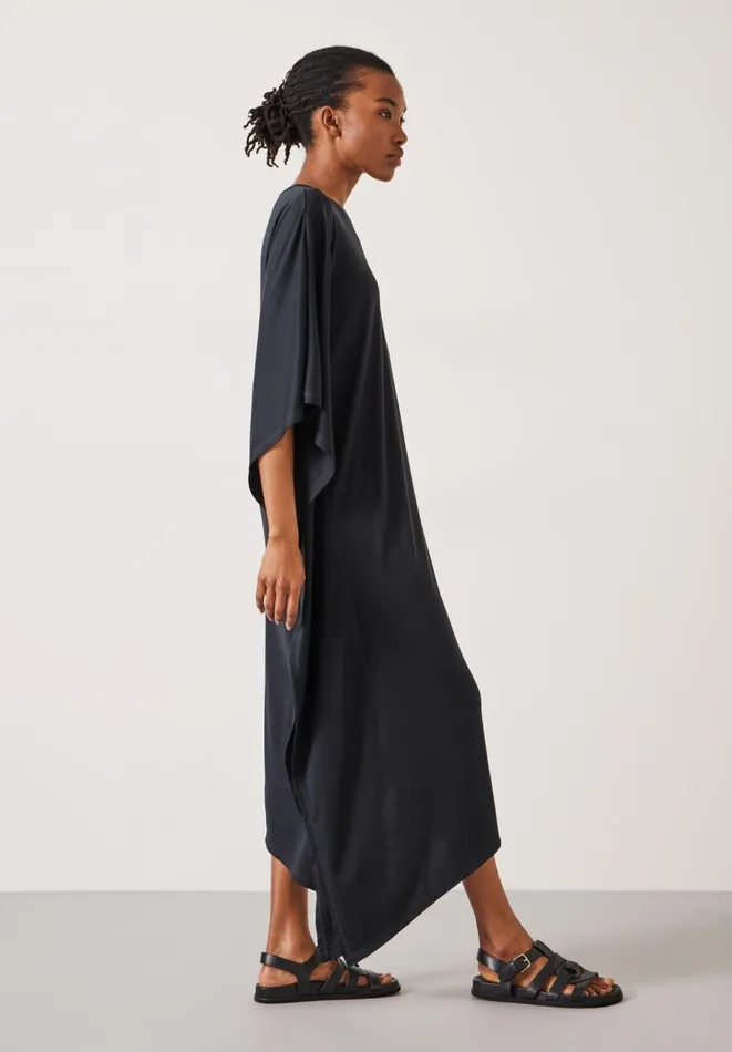 Hush Dresses Women Willow Asymmetric Maxi Dress Black