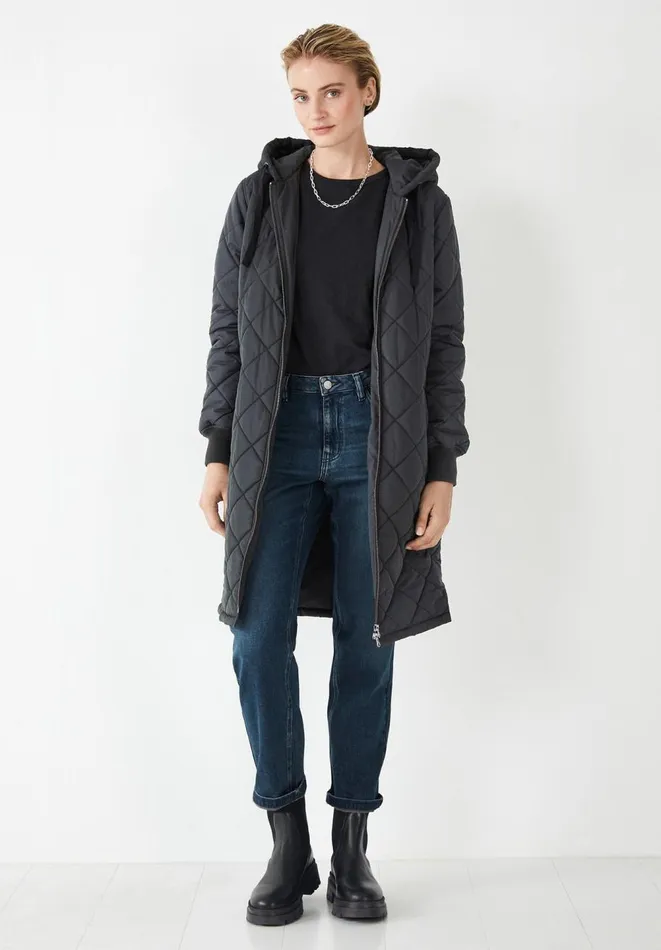 Hush Jackets and Coats Women Delta Quilted Parka Black