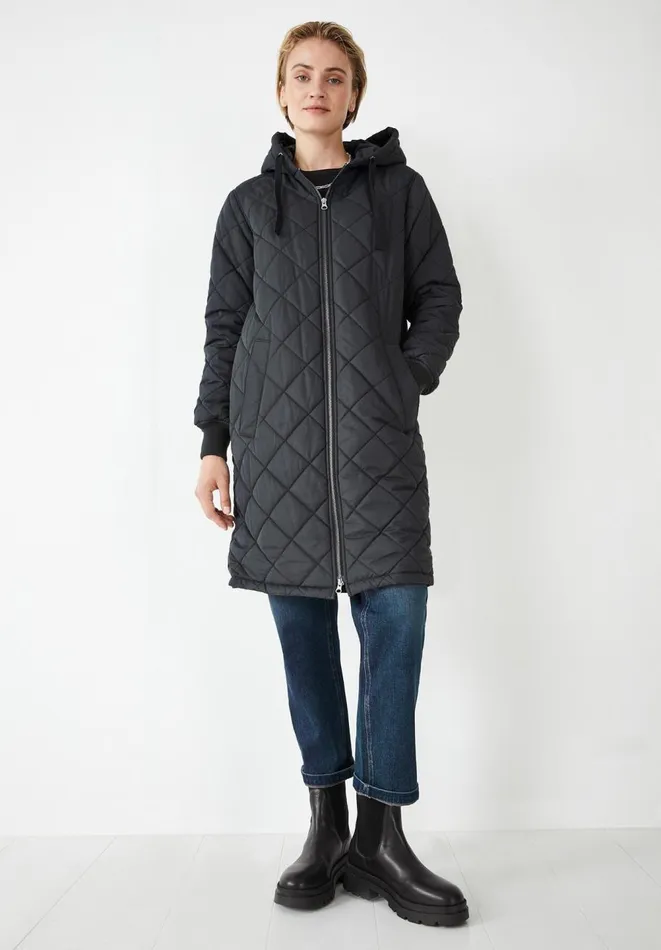 Hush Jackets and Coats Women Delta Quilted Parka Black Hush Jackets and Coats Women Delta Quilted Parka Black