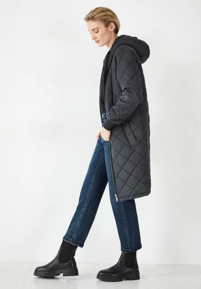 Hush Jackets and Coats Women Delta Quilted Parka Black Hush Jackets and Coats Women Delta Quilted Parka Black