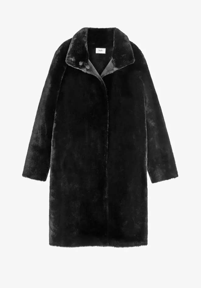 Hush Jackets and Coats Women Ella Faux Fur Coat Black Hush Jackets and Coats Women Ella Faux Fur Coat Black
