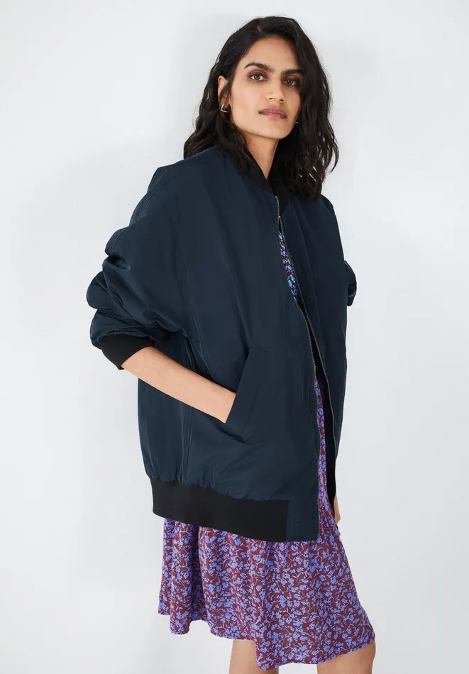 Hush Jackets and Coats Women Topaz Bomber Jacket Midnight