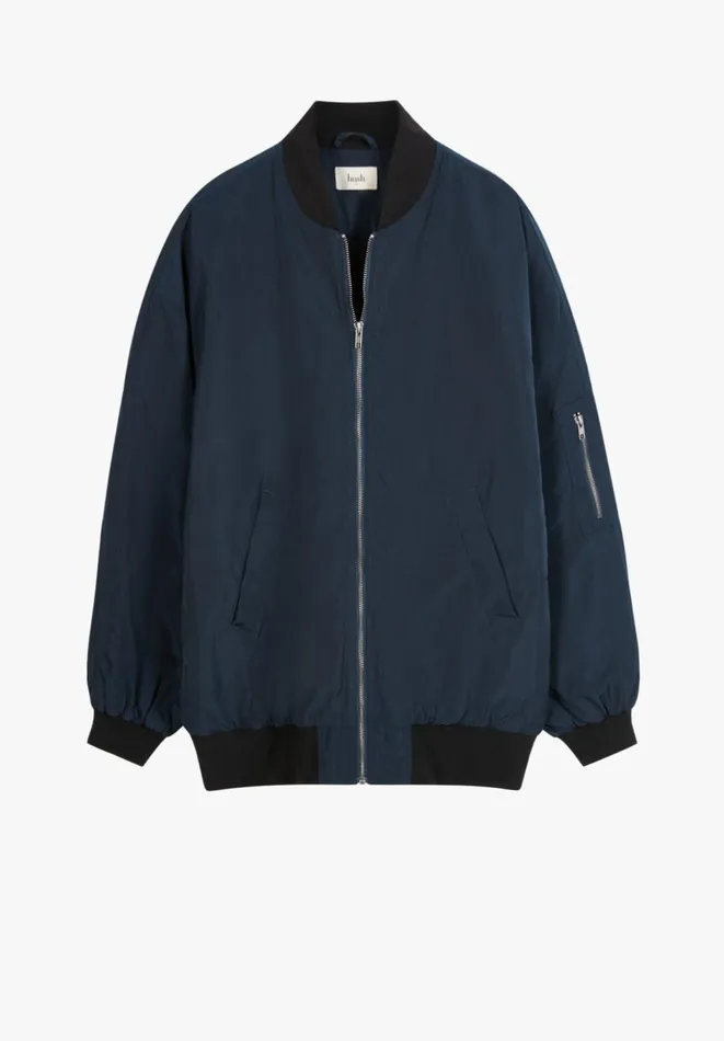 Hush Jackets and Coats Women Topaz Bomber Jacket Midnight