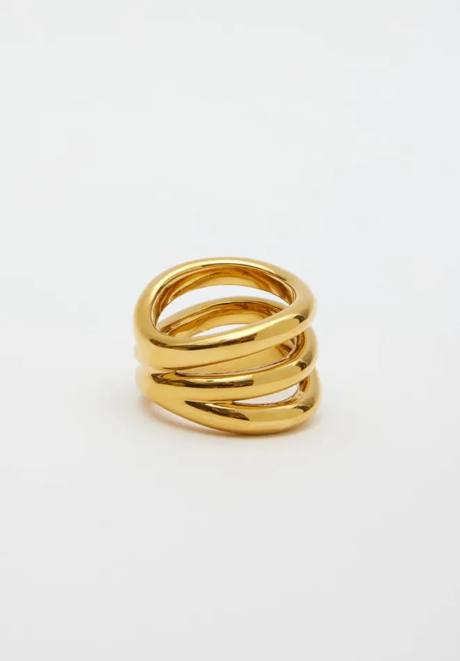 Hush Jewellery Women Jenny Bird Squiggles Gala Ring Gold 8211 Jewellery