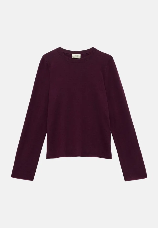 Hush Jumpers and Cardigans Women Lara Fine Knit Wool Blend Jumper Berry Hush Jumpers and Cardigans Women Lara Fine Knit Wool Blend Jumper Berry