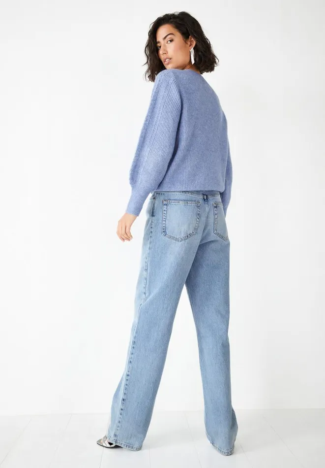 Hush Jumpers and Cardigans Women Layla Pointelle Jumper Soft Purple Hush Jumpers and Cardigans Women Layla Pointelle Jumper Soft Purple