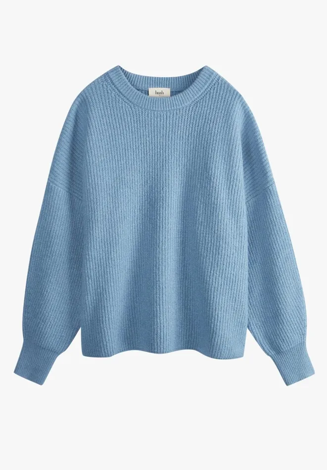 Hush Jumpers and Cardigans Women Penny Jumper Smokey Blue Hush Jumpers and Cardigans Women Penny Jumper Smokey Blue