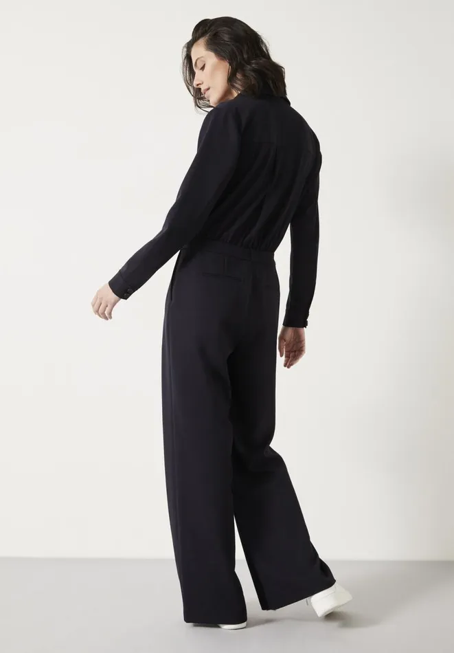 Hush Jumpsuits Women Elora Relaxed Tailored Jumpsuit Midnight Navy Hush Jumpsuits Women Elora Relaxed Tailored Jumpsuit Midnight Navy