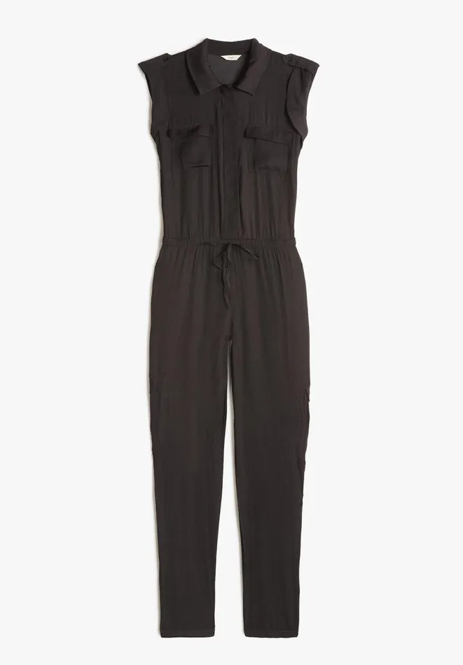 Hush Jumpsuits Women Utility Sleeveless Jumpsuit Black Hush Jumpsuits Women Utility Sleeveless Jumpsuit Black