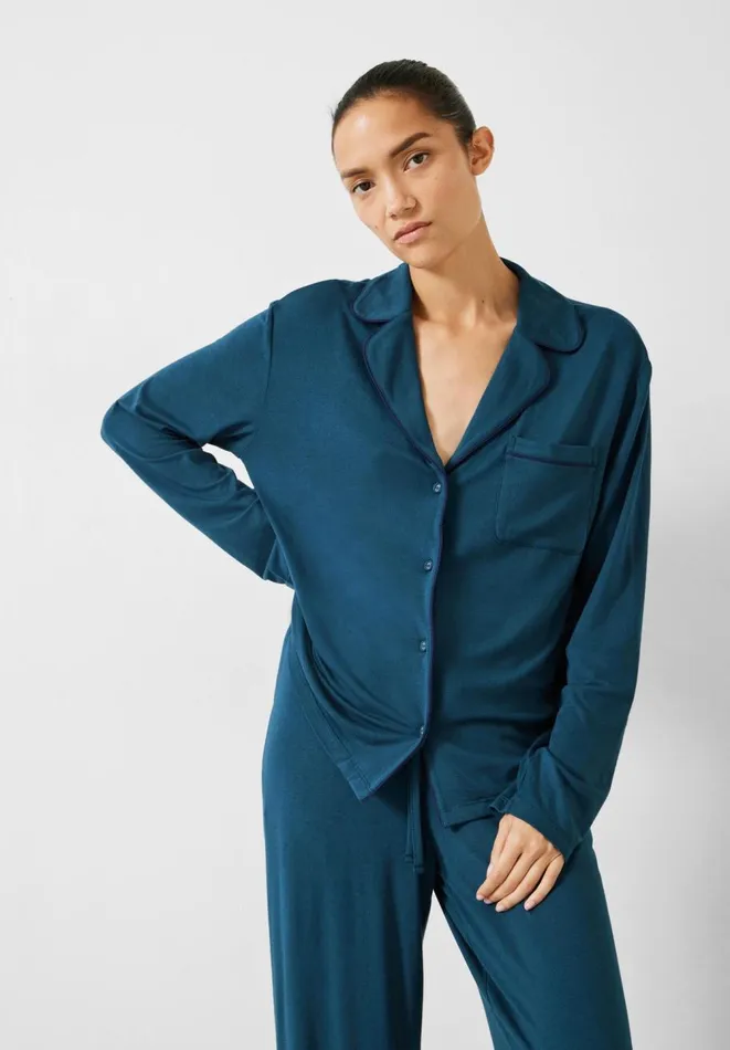 Hush Pyjamas and Nightwear Women Arion Jersey Pyjamas Teal