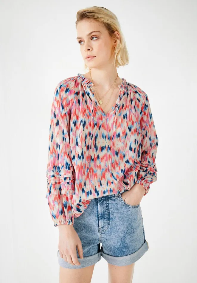 Hush Shirts and Blouses Women Maisie Blouse Ikat Multi