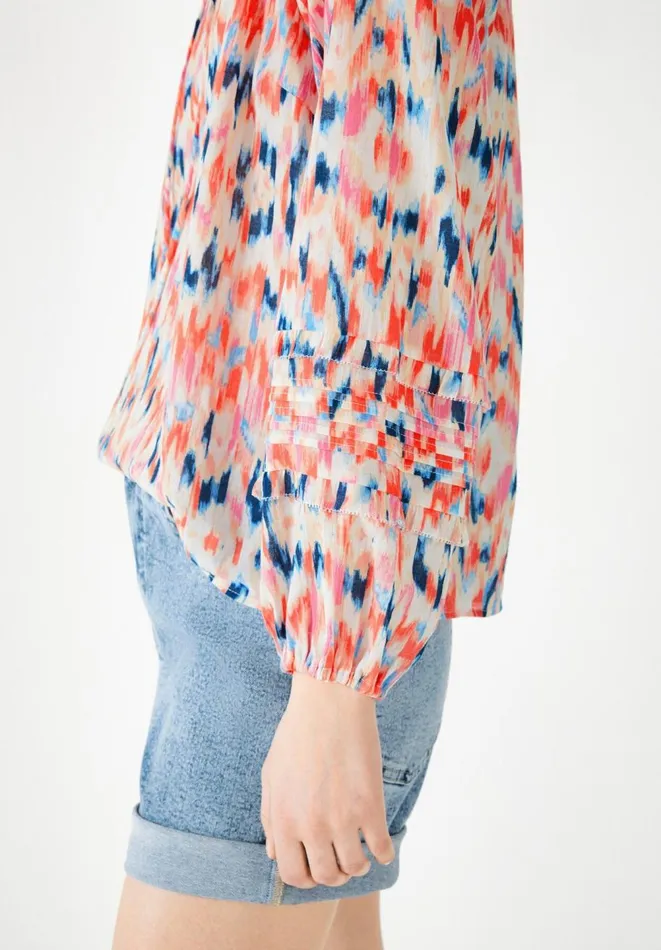 Hush Shirts and Blouses Women Maisie Blouse Ikat Multi Hush Shirts and Blouses Women Maisie Blouse Ikat Multi