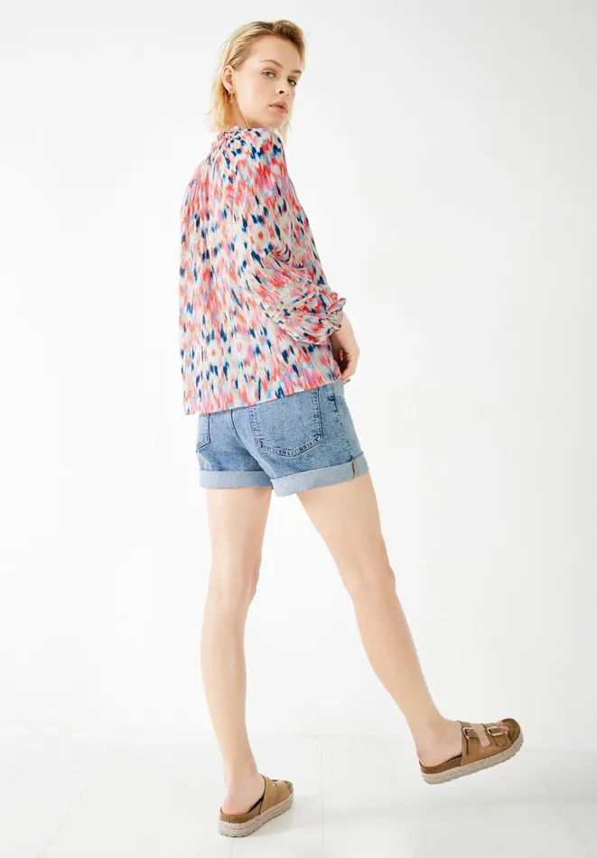 Hush Shirts and Blouses Women Maisie Blouse Ikat Multi Hush Shirts and Blouses Women Maisie Blouse Ikat Multi