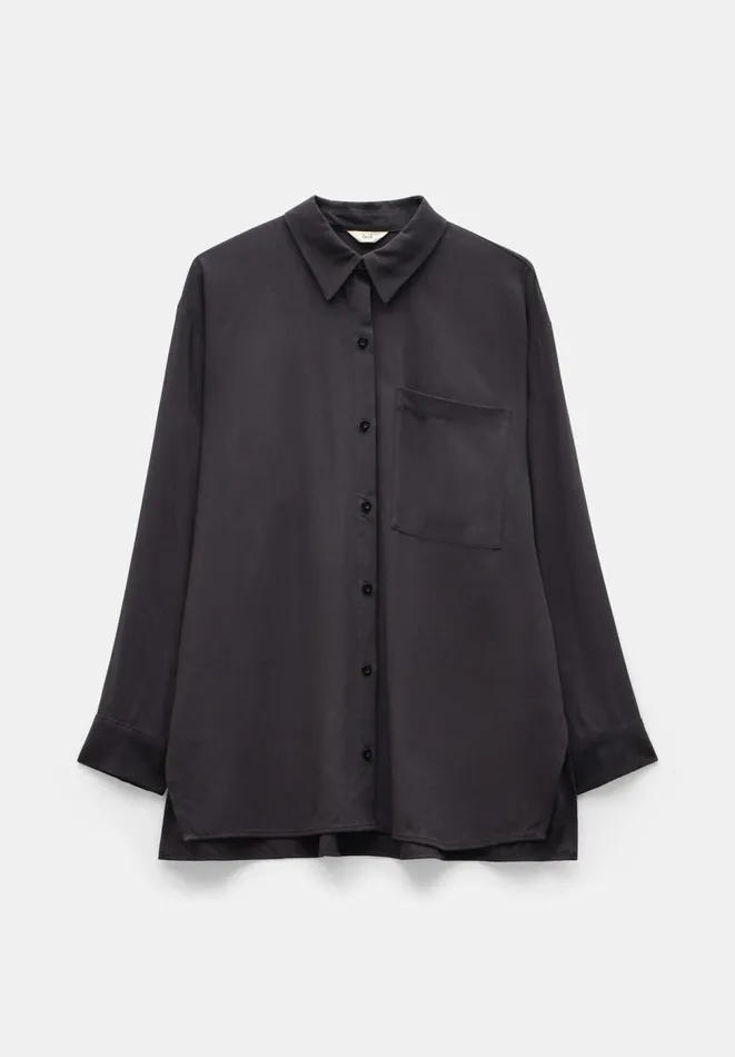 Hush Shirts and Blouses Women Nicole Relaxed Pocket Shirt Navy