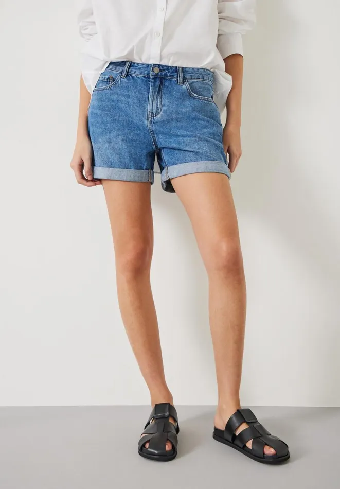 Hush Shorts Women Denim Shorts Light Authentic Blue Hush Shorts Women Denim Shorts Light Authentic Blue